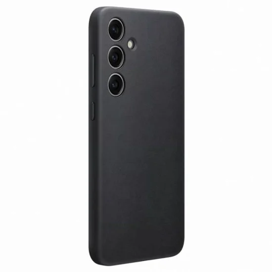 Cover Samsung S24 Vegan Leather Case &ndash; Black